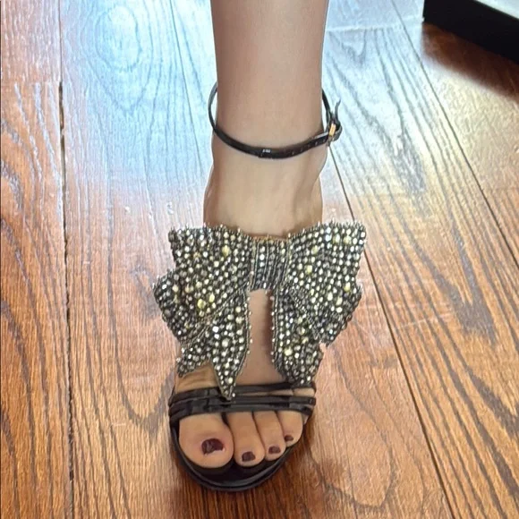 Gucci Black Transparent Strap Heels - Picture 13 of 15